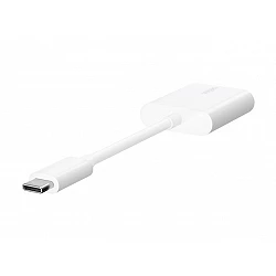 Belkin Connect Audio + Charge - Adaptador de carga/auriculares USB-C a USB-C