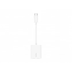 Belkin Connect Audio + Charge - Adaptador de carga/auriculares USB-C a USB-C