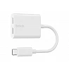 Belkin Connect Audio + Charge - Adaptador de carga/auriculares USB-C a USB-C