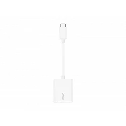 Belkin Connect Audio + Charge - Adaptador de carga/auriculares USB-C a USB-C