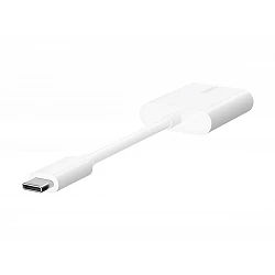 Belkin Connect Audio + Charge - Adaptador de carga/auriculares USB-C a USB-C