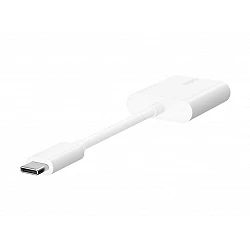 Belkin Connect Audio + Charge - Adaptador de carga/auriculares USB-C a USB-C