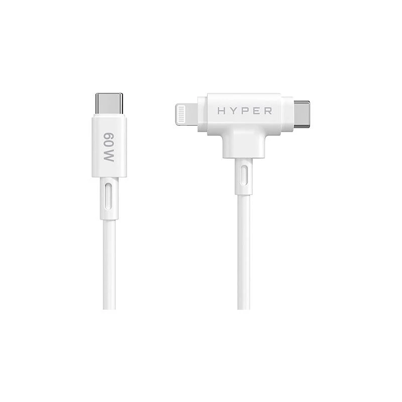 HyperJuice - Cable Lightning - 24 pin USB-C macho a Lightning, 24 pin USB-C macho