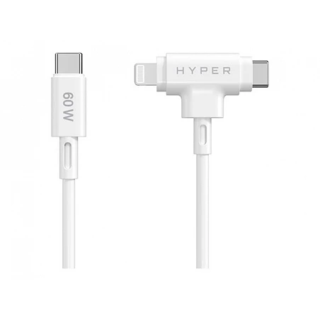 HyperJuice - Cable Lightning - 24 pin USB-C macho a Lightning, 24 pin USB-C macho