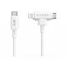 HyperJuice - Cable Lightning - 24 pin USB-C macho a Lightning, 24 pin USB-C macho