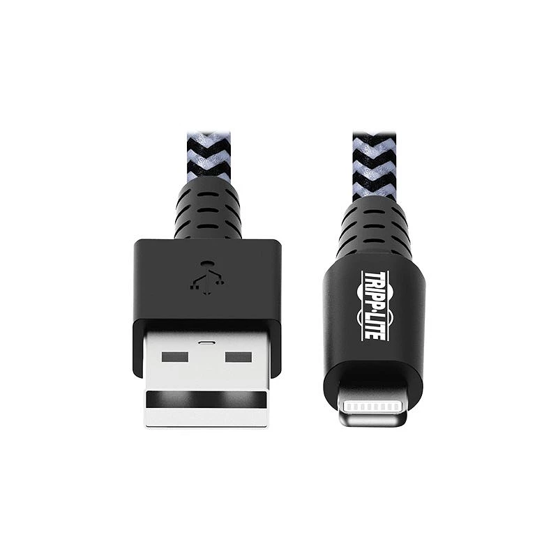 Eaton Tripp Lite Series Heavy-Duty USB-A to Lightning Sync/Charge Cable, MFi Certified