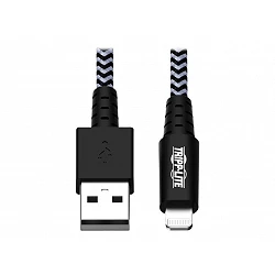 Eaton Tripp Lite Series Heavy-Duty USB-A to Lightning Sync/Charge Cable, MFi Certified