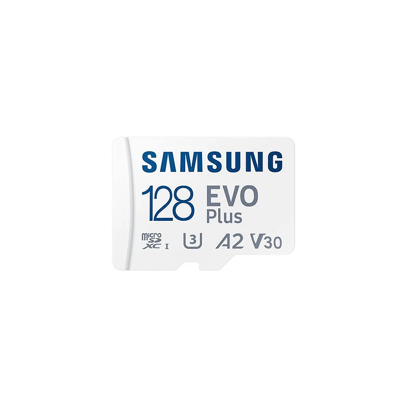 Samsung EVO Plus MB-MC128S - Tarjeta de memoria flash (adaptador microSDXC a SD Incluido)