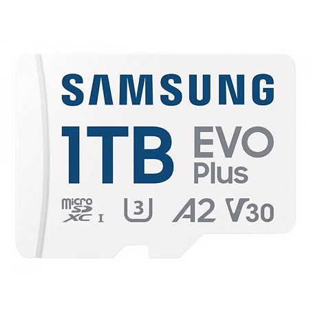 Samsung EVO Plus MB-MC1T0SA - Tarjeta de memoria flash (adaptador microSDXC a SD Incluido)