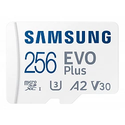 Samsung EVO Plus MB-MC256S - Tarjeta de memoria flash (adaptador microSDXC a SD Incluido)