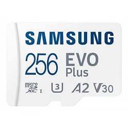 Samsung EVO Plus MB-MC256S - Tarjeta de memoria flash (adaptador microSDXC a SD Incluido)