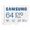 Samsung EVO Plus MB-MC64S - Tarjeta de memoria flash (adaptador microSDXC a SD Incluido)