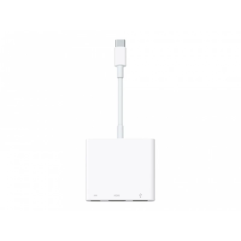 Apple - Adaptador de vídeo - 24 pin USB-C macho a USB, HDMI, USB-C (solo alimentación) hembra