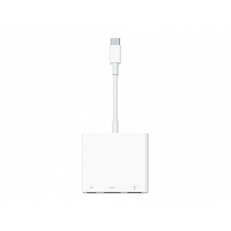 Apple - Adaptador de vídeo - 24 pin USB-C macho a USB, HDMI, USB-C (solo alimentación) hembra