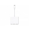 Apple - Adaptador de vídeo - 24 pin USB-C macho a USB, HDMI, USB-C (solo alimentación) hembra