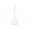 Apple - Adaptador Lightning - Lightning macho a USB, Lightning hembra