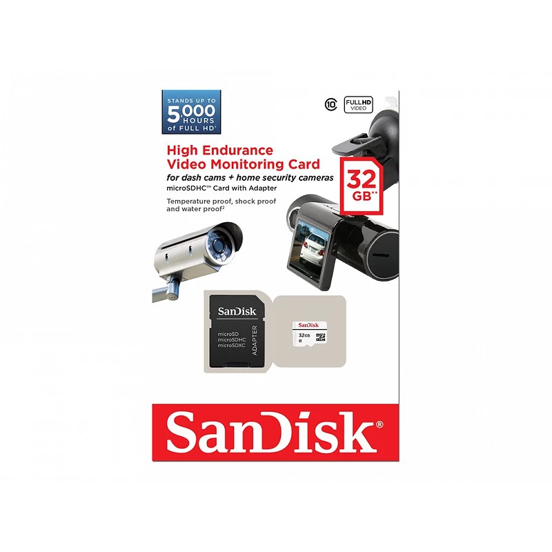 SanDisk - Tarjeta de memoria flash (adaptador microSDHC a SD Incluido)