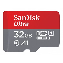 SanDisk Ultra - Tarjeta de memoria flash (adaptador microSDHC a SD Incluido)