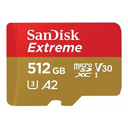 SanDisk Extreme - Tarjeta de memoria flash (adaptador microSDXC a SD Incluido)