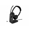 Jabra Evolve2 55 UC Stereo - Auricular - en oreja