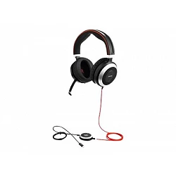 Jabra Evolve 80 UC stereo - Auricular - tamaño completo