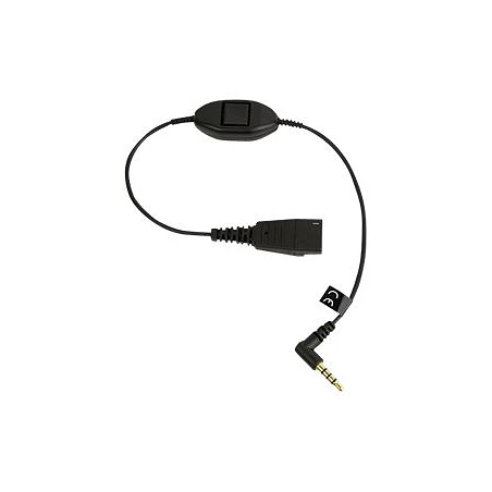 Jabra - Cable para auriculares - Desconexión rápida macho a mini-phone stereo 3.5 mm macho