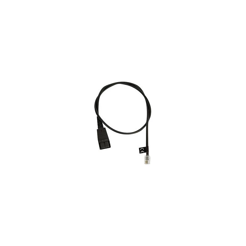 Jabra - Cable para auriculares - RJ-11 macho a Desconexión rápida macho