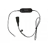 Jabra GN1216 - Cable para auriculares - RJ-9 macho a Desconexión rápida macho