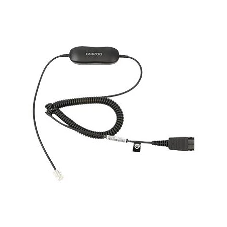 Jabra GN1200 CC - Cable para auriculares - Desconexión rápida enchufe a RJ-9 macho