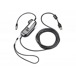 HP - Adaptador de auriculares PTT (pulsar para hablar) para auricular