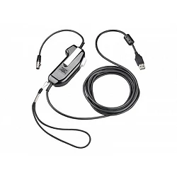 HP SHS 2371-12 - Adaptador de auriculares PTT (pulsar para hablar)