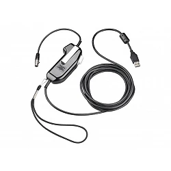 HP SHS 2371-12 - Adaptador de auriculares PTT (pulsar para hablar)