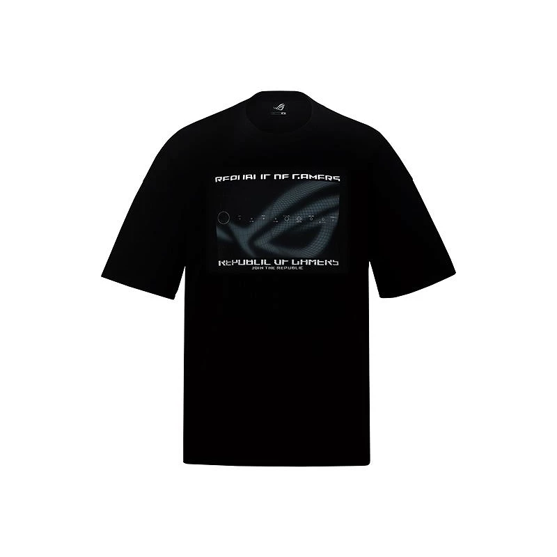 ASUS ROG - Camiseta - onda cósmica - XL - negro profundo