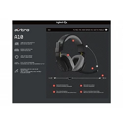 ASTRO Gaming A10 Gen 2 - Auricular - tamaño completo