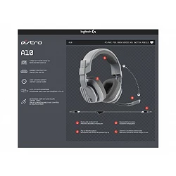 ASTRO Gaming A10 Gen 2 - Auricular - tamaño completo