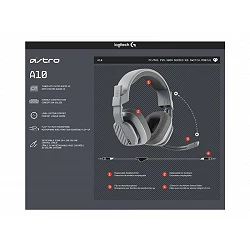 ASTRO Gaming A10 Gen 2 - Auricular - tamaño completo