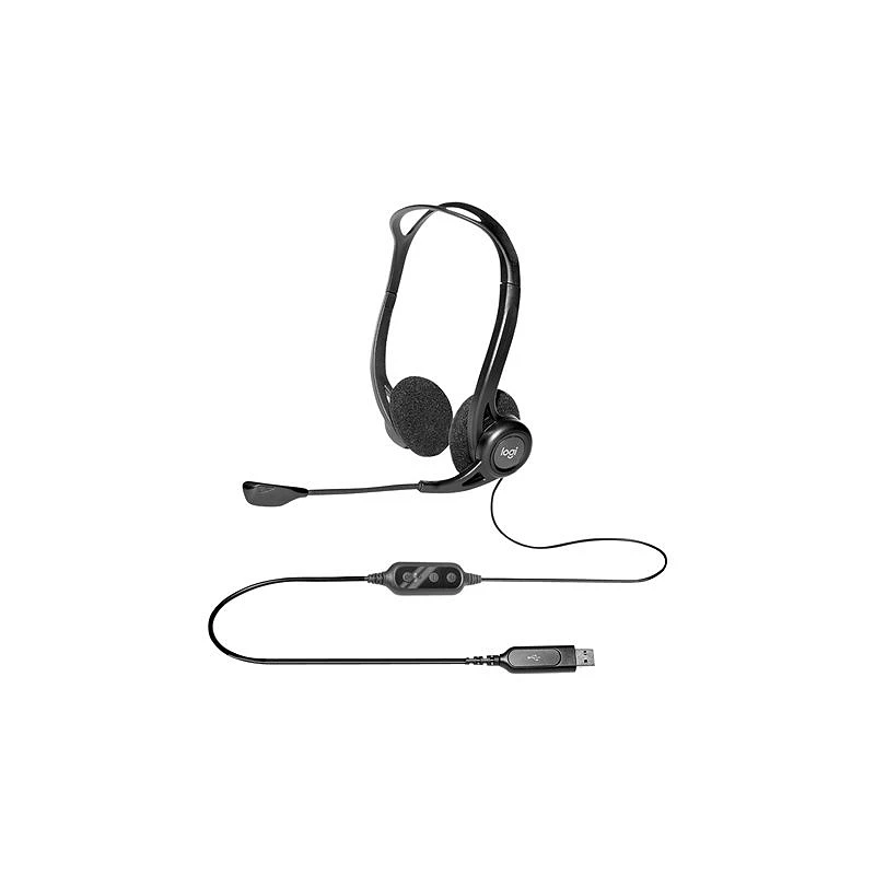 Logitech PC Headset 960 USB - Auricular - en oreja