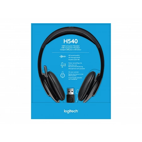 Logitech USB Headset H540 - Auricular - en oreja