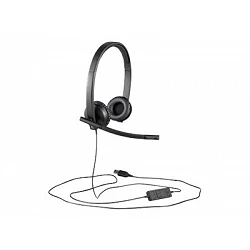 Logitech USB Headset H570e - Auricular - en oreja