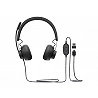 Logitech Zone Wired - Auricular - en oreja