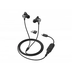 Logitech Zone Wired Earbuds - Auricular - en oreja