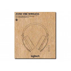 Logitech Zone Vibe Wireless - Auricular - tamaño completo