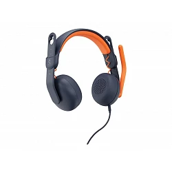 Logitech Zone Learn On-Ear Wired Headset for Learners, USB-A