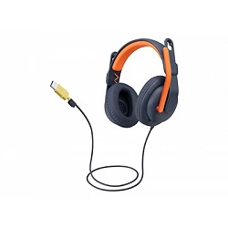 Logitech Zone Learn On-Ear Wired Headset for Learners, USB-A