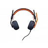 Logitech Zone Learn Wired On-Ear Headset for Learners, 3.5mm AUX