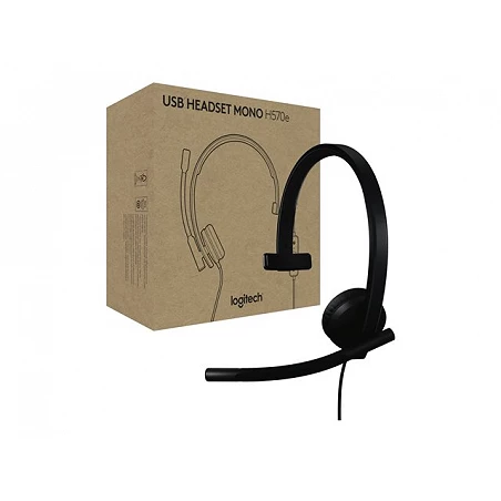 Logitech H570e - Auricular - en oreja - cableado