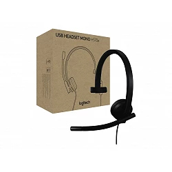 Logitech H570e - Auricular - en oreja - cableado