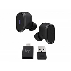 Logitech Zone True Wireless - Auriculares inalámbricos con micro