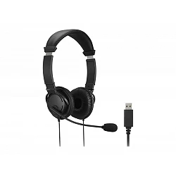 Kensington USB Hi-Fi Headphones - Auriculares con diadema con micro