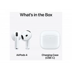 Apple AirPods 4 - Auriculares inalámbricos con micro